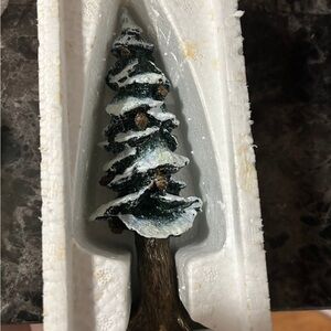 Department 56 Evergreen with Snow Accents